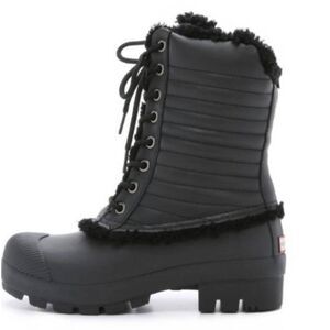 HUNTER Original Pac Boot In Black Size 7